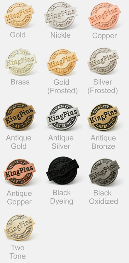 Kingpins Plating Options